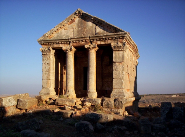 Byzantine_temple_in_Idlib_Ruweiha_Syria